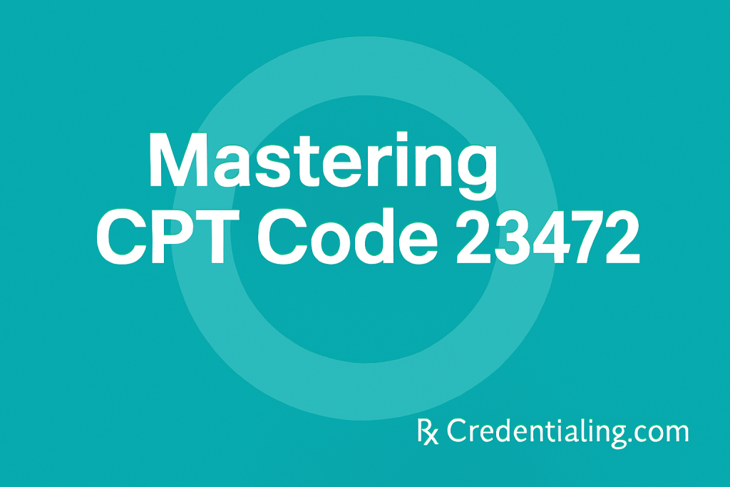 Mastering CPT Code 23472
