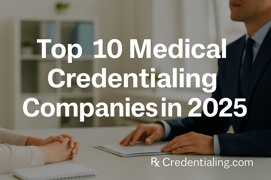 Top 10 Medical Credentialing Companies in 2025