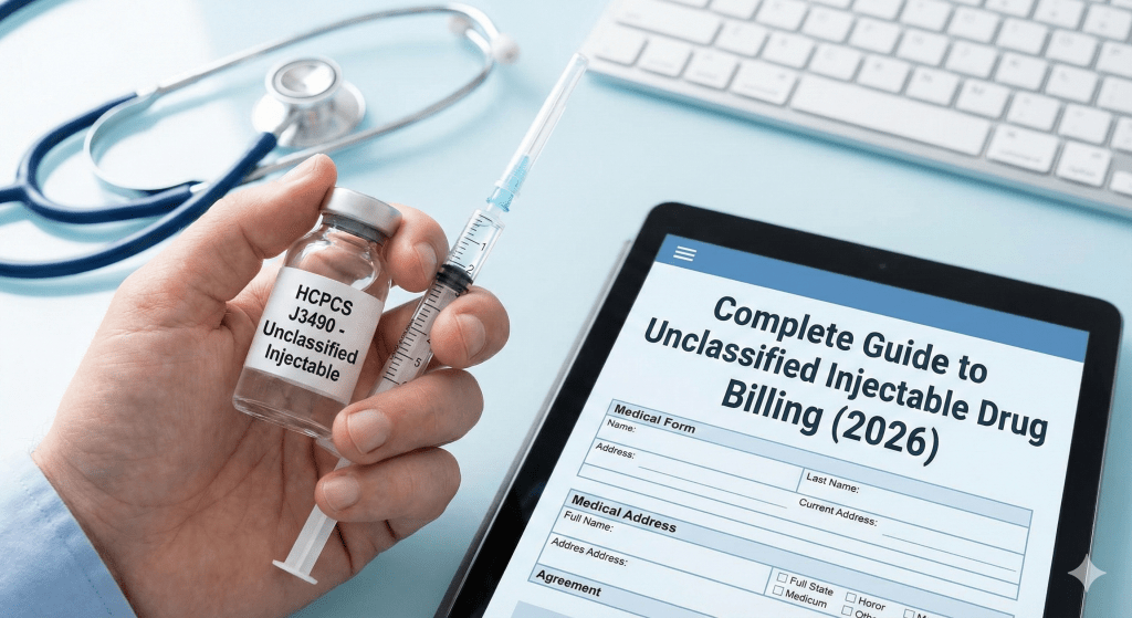HCPCS Code J3490 Complete Guide to Unclassified Injectable Drug Billing (2026)