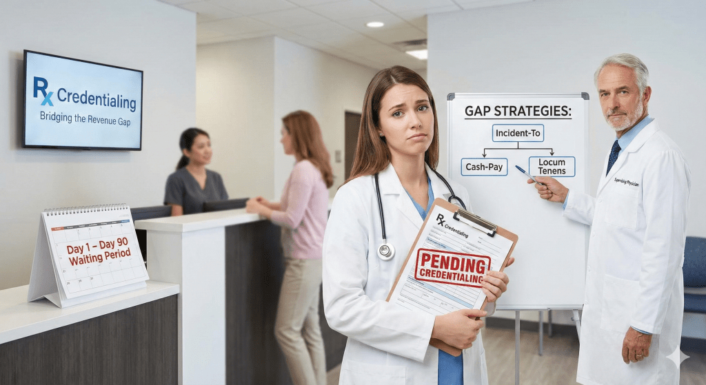 How to See Patients When the Physician Isn’t Credentialed Yet